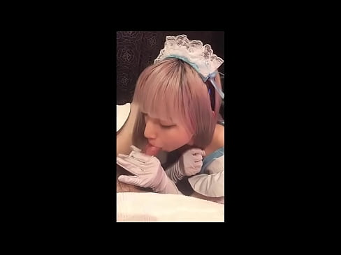 ❤️ Japanski idol [mayuka], kostim francuske služavke, 1. dio, pušenje i drkanje losionom Porno kod nas ❌️❤